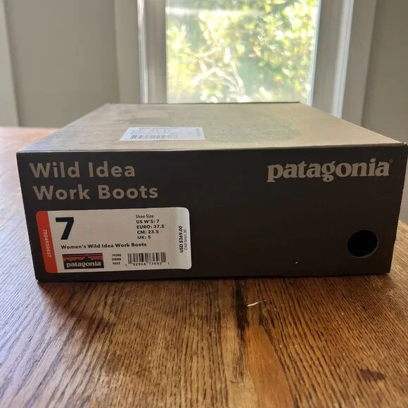 Patagonia Women's Wild Idea Work Boots. NWT. Size 7.